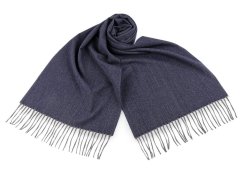 Pánská šála s třásněmi 35x175 cm