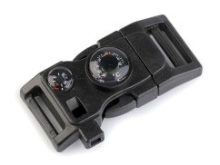 Spona trojzubec s píšťalkou a kompasem šíře 20 mm
