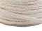 Oděvní šňůra / bavlněná příze / knot šíře 4 mm splétaná plochá