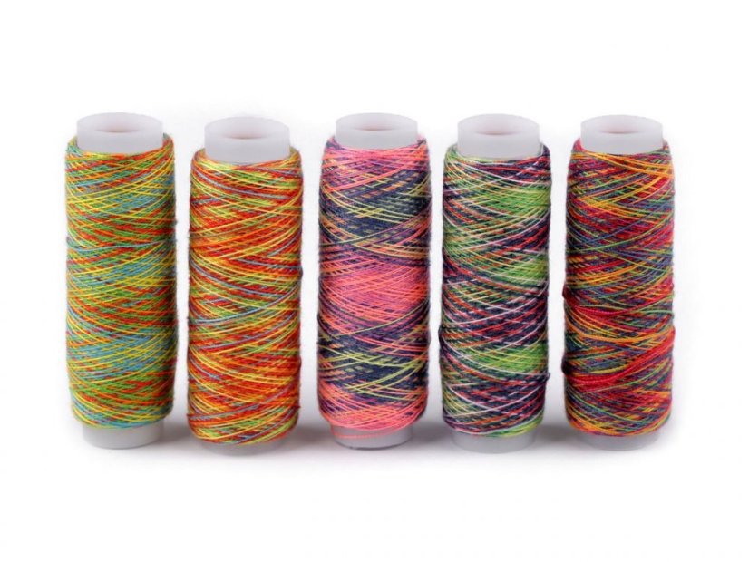 Nitě PES multicolor 110 m