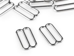 Posunovač na prádlo / motýlka šíře 15 mm kovový