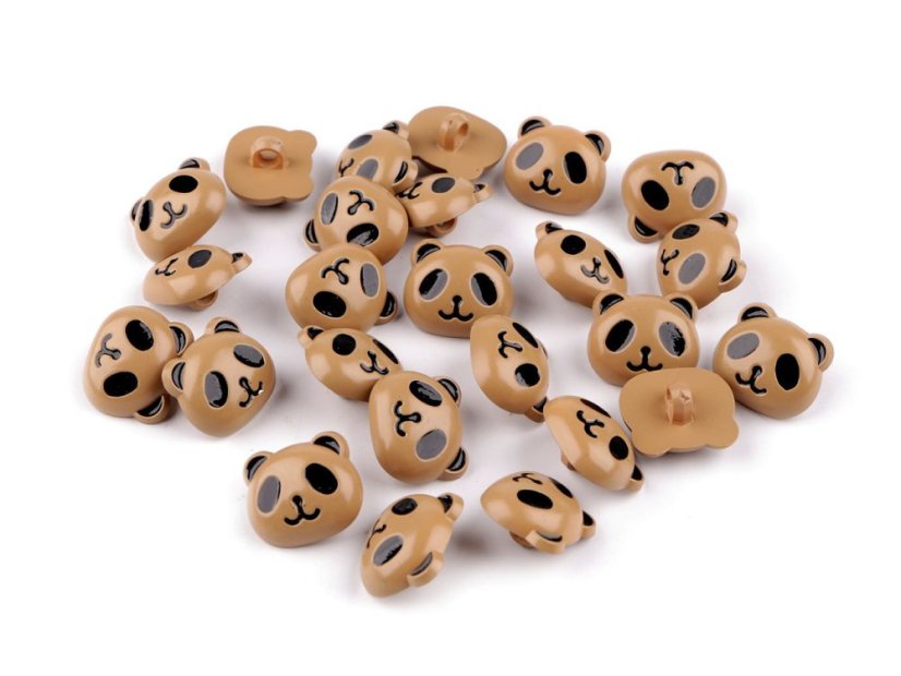 Knoflík dětský zajíc, medvěd, panda