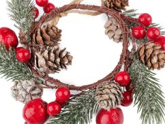Vánoční věneček na svíčku Ø20 cm