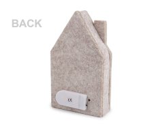 Filcový domeček svítící