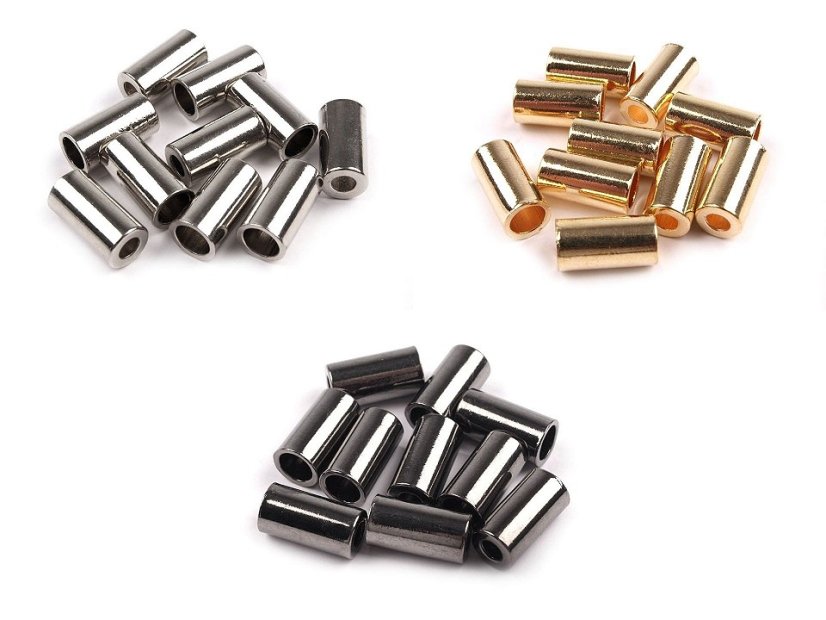 Kovová koncovka na šňůru Ø3,5 mm, Ø5,5 mm