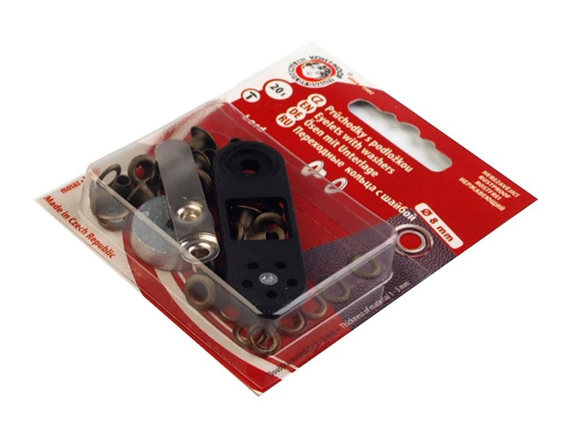 Průchodky s podložkou vnitřní Ø4 mm / vnější Ø8 mm
