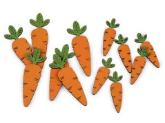 Dřevěná mrkev k aranžování