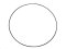 Kovový kruh na lapač snů / k dekorování Ø60 cm