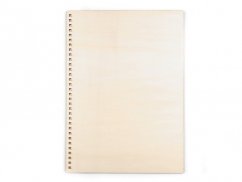Dřevěné desky na výrobu zápisníku A4