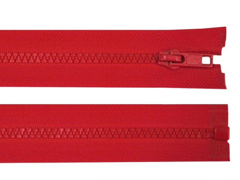 Kostěný zip šíře 5 mm délka 70 cm bundový