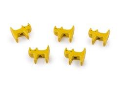 Kovový přívěsek kočka 10x22 mm