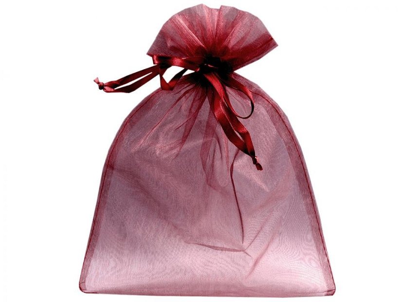Dárkový pytlík 20x26 cm organza