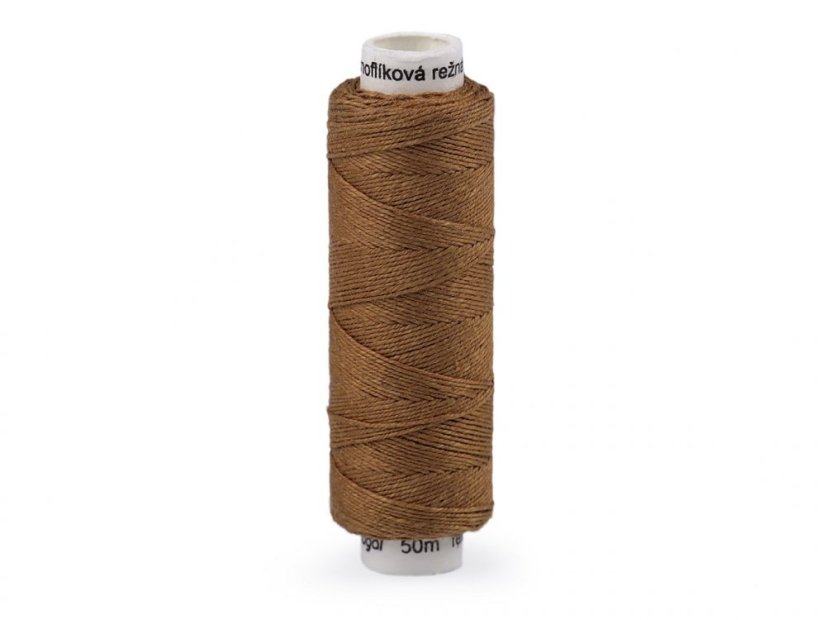 Nitě lněné knoflíkové 50 m