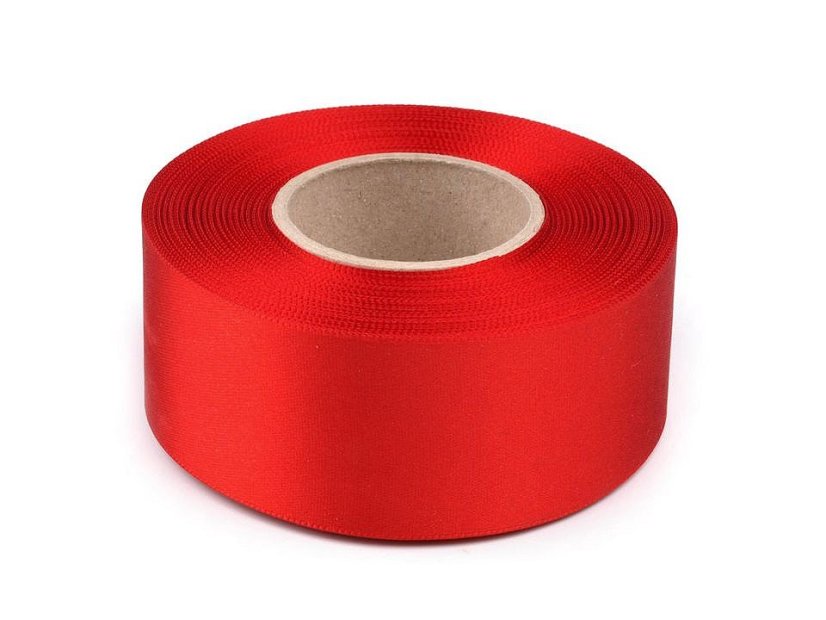 Atlasová stuha oboulící šíře 40 mm