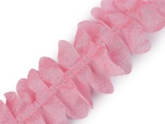 Volán ke zdobení oděvů a tvoření květů šíře 80 mm