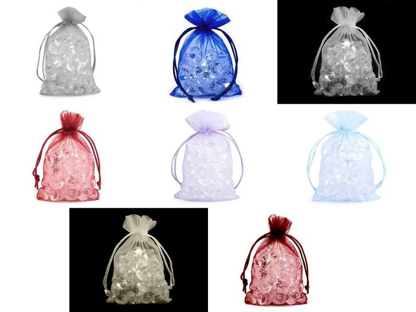 Dárkový pytlík 10x15 cm organza