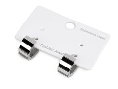 Náušnice z nerezové oceli kroužky