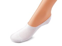 Bavlněné ponožky do tenisek unisex bílé Emi Ross